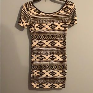 Mini printed dress